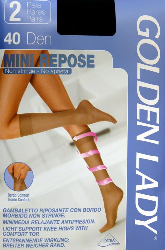 Dámské podkolenky Golden Lady Mini Repose| 40 den A´2 - Dámské oblečení doplňky ponožky