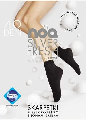 Dámské ponožky Knitex Silver Fresh 40 den - Dámské oblečení doplňky ponožky