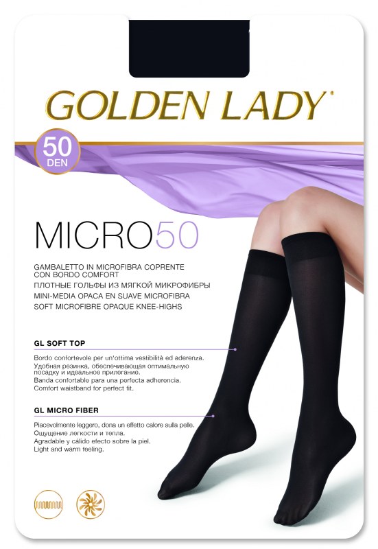 Dámské podkolenky Golden Lady Micro 50 den - Dámské oblečení doplňky ponožky