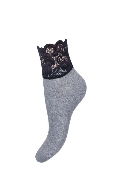 Dámské ponožky Milena 1061 Krajka - Dámské oblečení doplňky ponožky