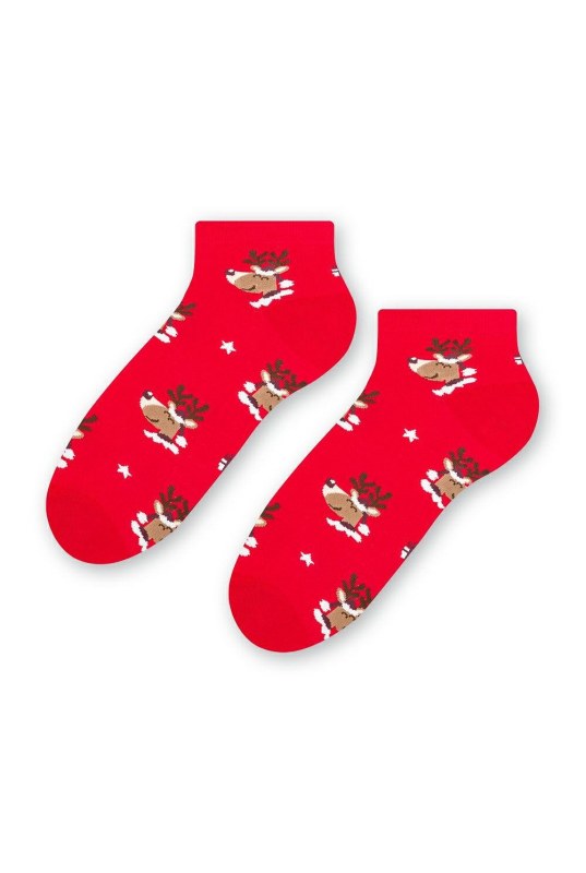 Dámské vánoční ponožky Steven art.136 35-40 - Dámské oblečení doplňky ponožky
