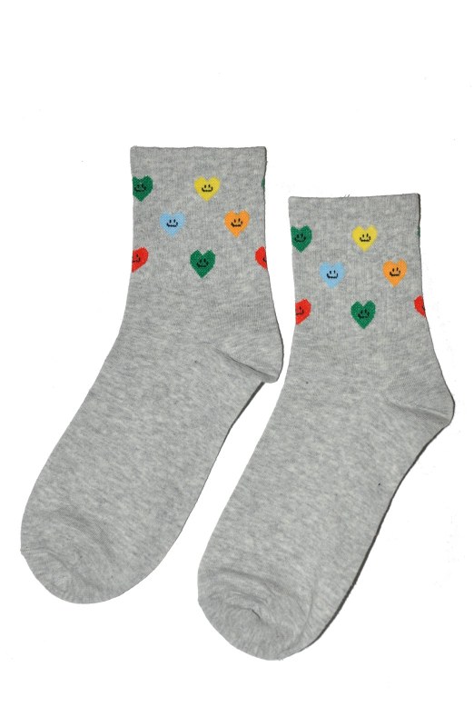 Dámské ponožky Magnetis 75 Colorful Hearts 21/22