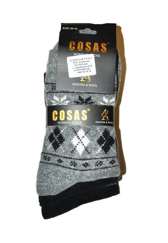 Dámské ponožky Ulpio Cosas BDP-016 Angora - Dámské oblečení doplňky ponožky
