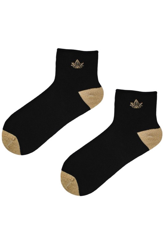 Netlačící dámské ponožky Noviti SB028 Lurex 35-42 - Dámské oblečení doplňky ponožky