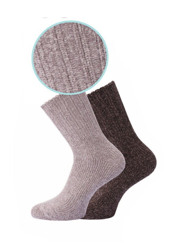 Dámské ponožky WiK 37717 Chenille Socks 35-42 - Dámské oblečení doplňky ponožky