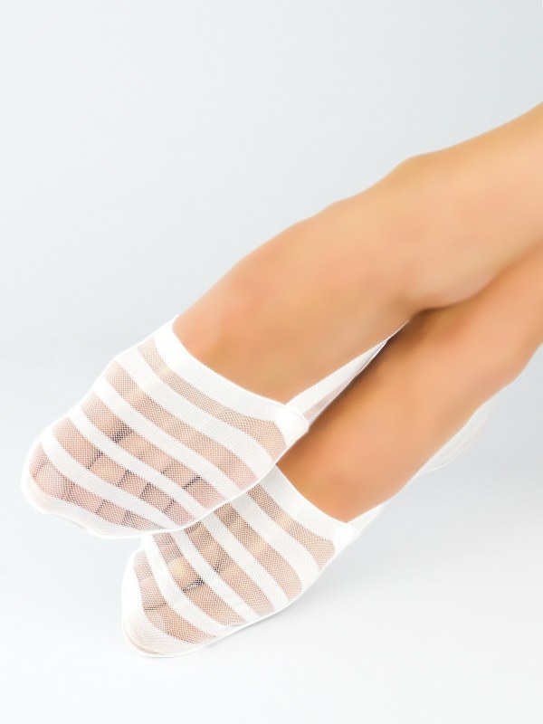 Dámské ponožky - baleríny Noviti SN029 Silikon, ABS - Dámské oblečení doplňky ponožky