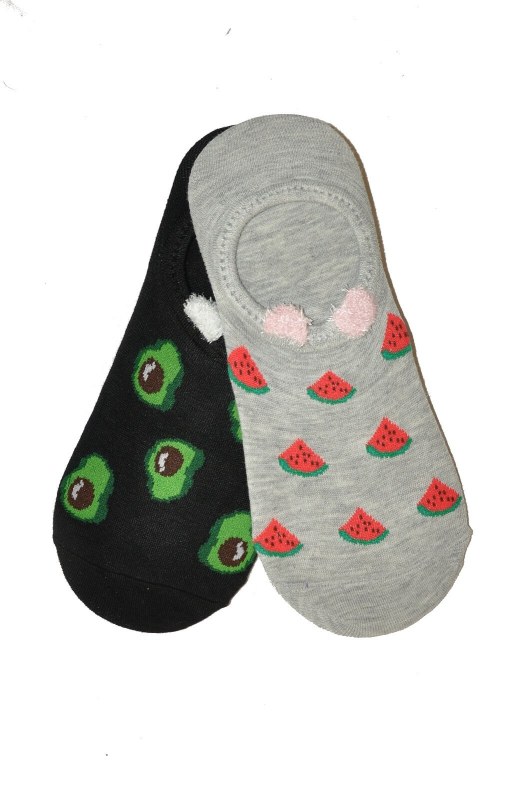 Dámské ponožky baleríny WiK 0144 Midini Ovoce A´2 36-41
