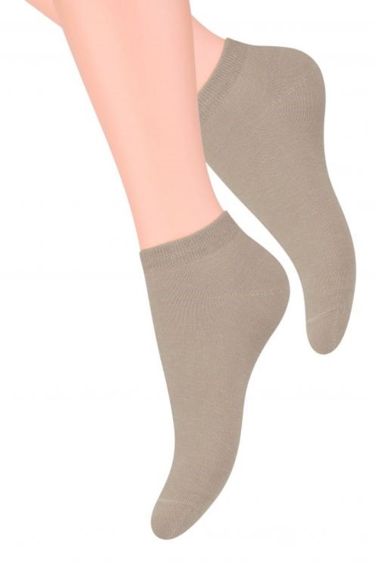 Dámské ponožky 052 beige - Steven - Dámské oblečení doplňky ponožky