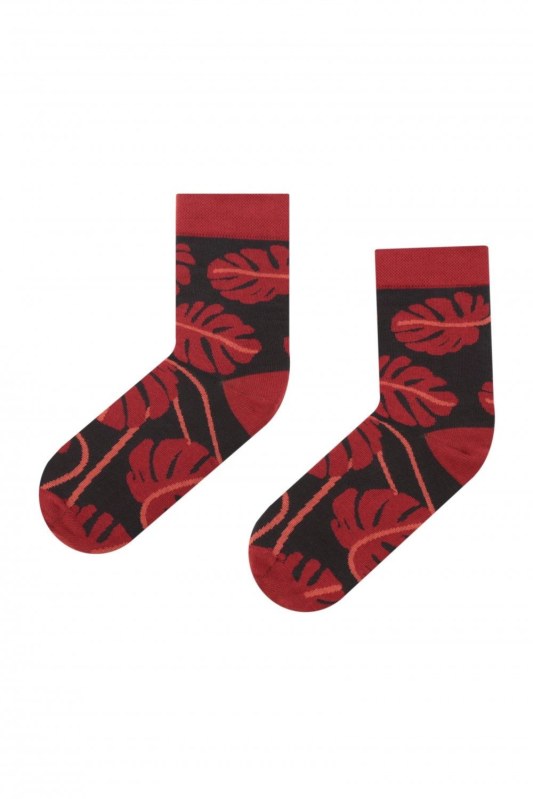 Obrázkové ponožky 80 Funny leaf - Skarpol - Dámské oblečení doplňky ponožky