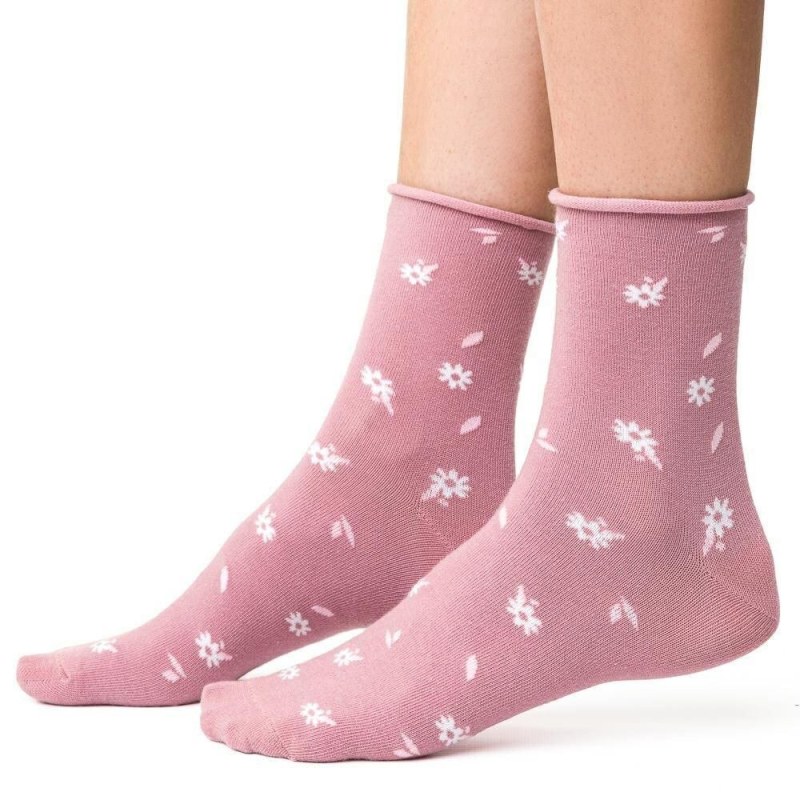Ponožky Garden 099 růžové - Dámské oblečení doplňky ponožky
