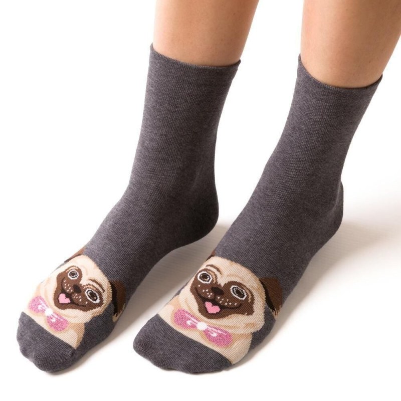 Ponožky Mops 099 tmavě šedé