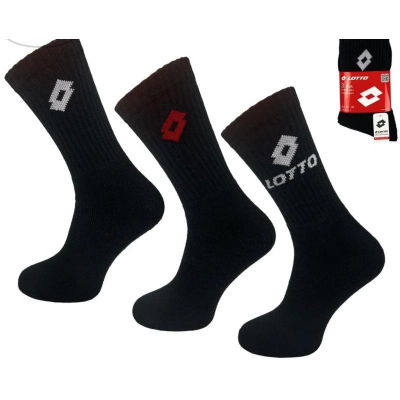 LOTTO froté ponožky černé 3 páry 069739 LOTTO froté ponožky černé 3 páry 069739 - Dámské oblečení doplňky ponožky