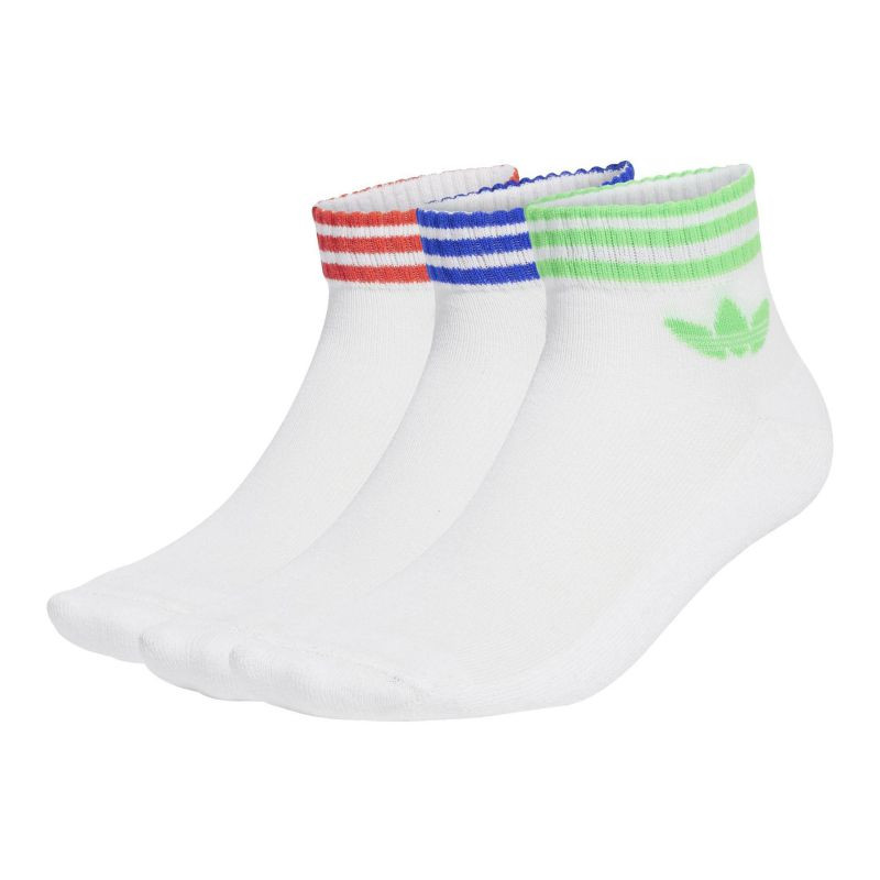 Ponožky Adidas Originals se třemi pruhy, kotníkové, sada 3 párů JV7439