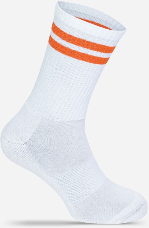 Mr. Socks L 05004 Tenisové ponožky "Basic" 88.5004 white/orange