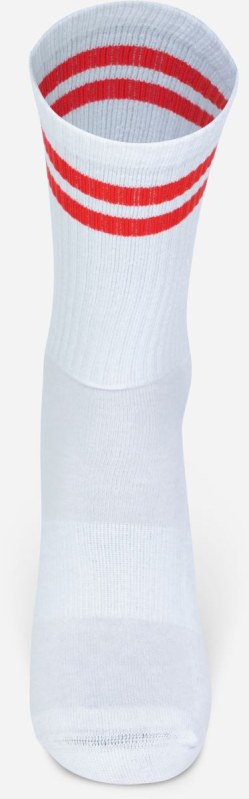 Mr. Socks L 05004 Tenisové ponožky "Basic" 88.5004 white/red