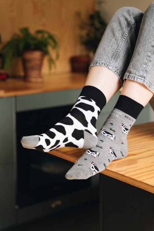 Ponožky Milk 078-A040 Melange Grey - Více - Dámské oblečení doplňky ponožky