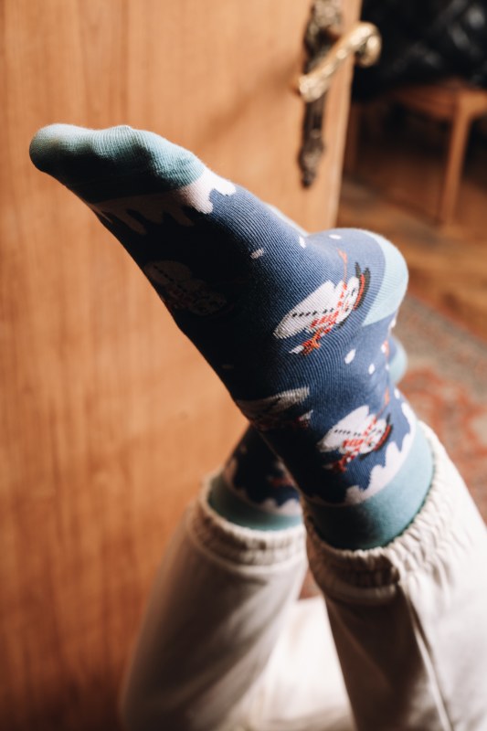 Ponožky Sněhuláci 079-244 Melange Grey - Více - ponožky