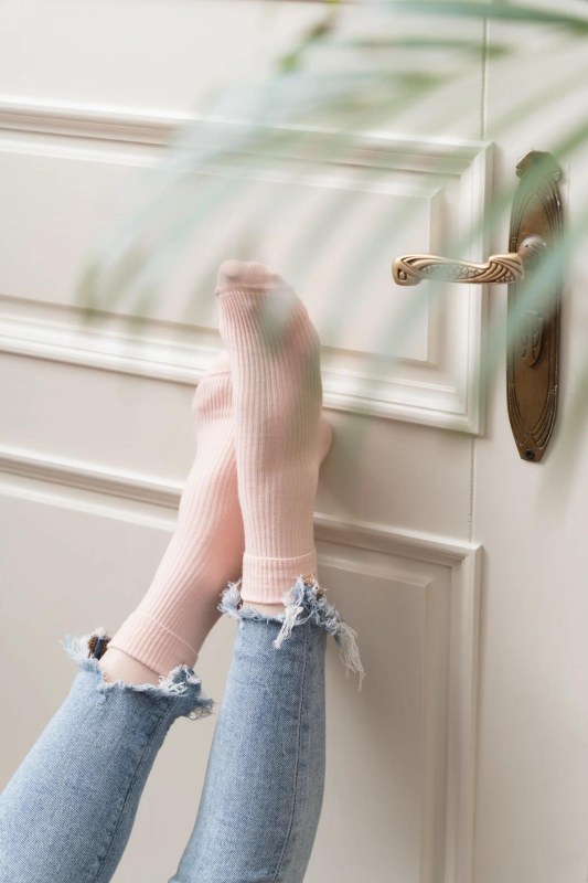 Ponožky 062-003 Pink - Steven - Dámské oblečení doplňky ponožky