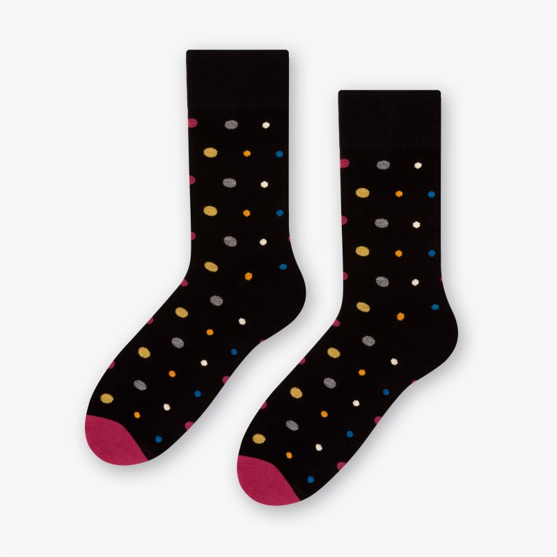 Ponožky Mix Dots 140-051 Black - Více - ponožky