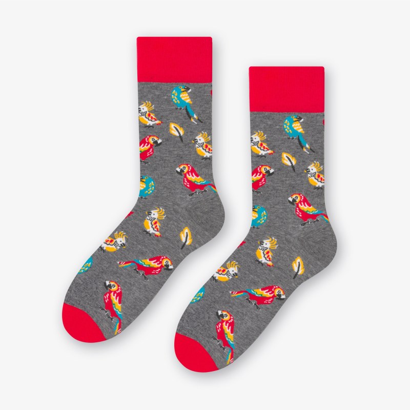 Ponožky s papoušky 079-267 - Více - ponožky