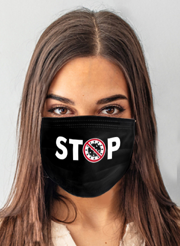 Maska ANS-S 115 Stop Black - Anais - Dámské oblečení doplňky roušky