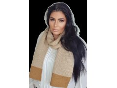 Dámská šála MEGAN medová - Kamea