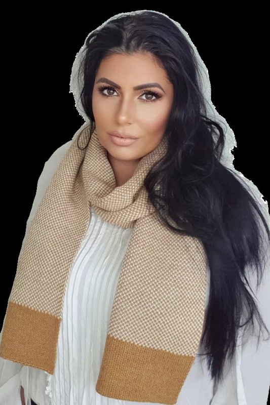 Dámská šála MEGAN medová - Kamea