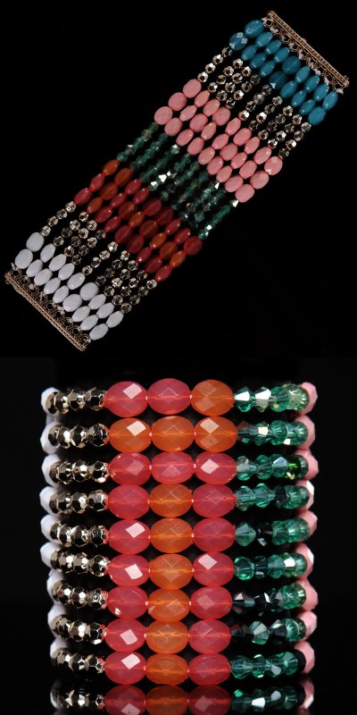 Módní perlový náramek - Dámské oblečení doplňky šperky
