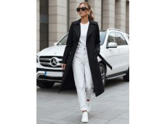 Dámský dvouřadový kabát TY5437 černý - FashionStreet