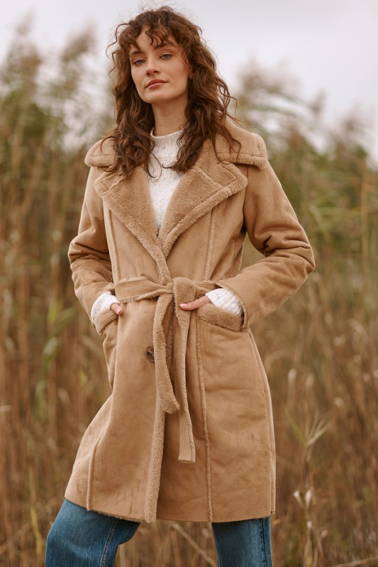 Plášť model 174170 Top Secret - Dámské oblečení kabáty
