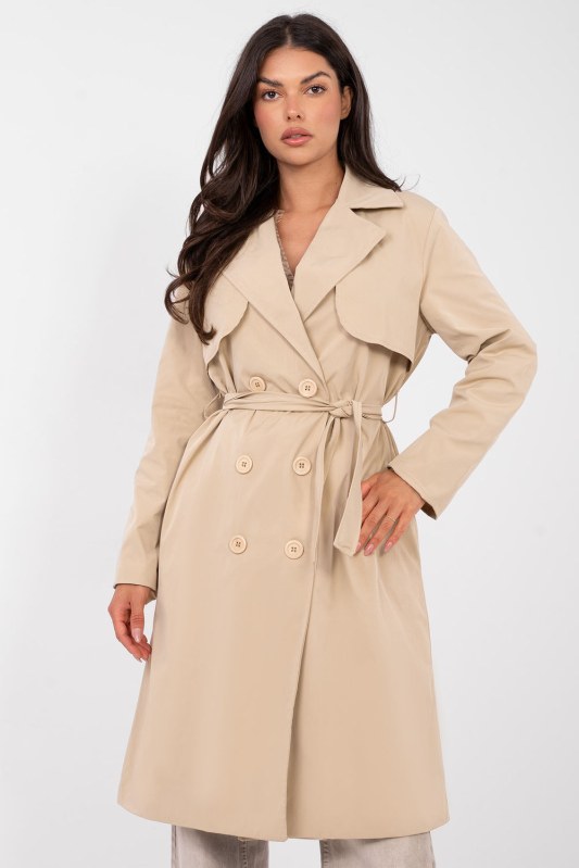 Kabát s dlouhým rukávem model 223827 Rue Paris