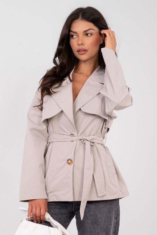 Kabát model 223835 Rue Paris - Dámské oblečení kabáty
