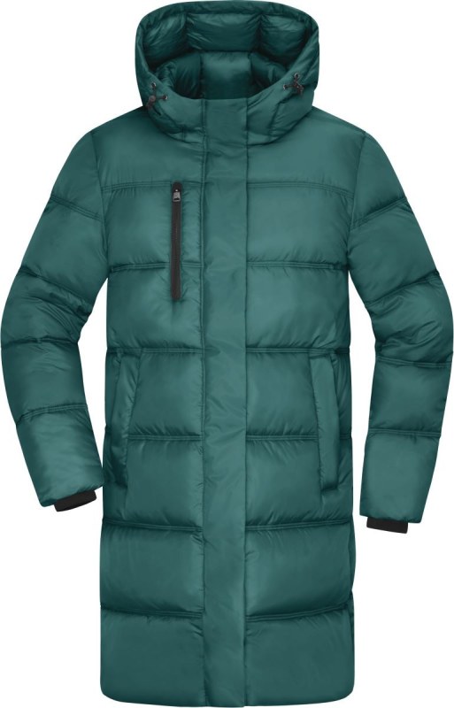 Daiber JN 1367 Dámský zimní kabát 02.1367 smoky green - Dámské oblečení kabáty