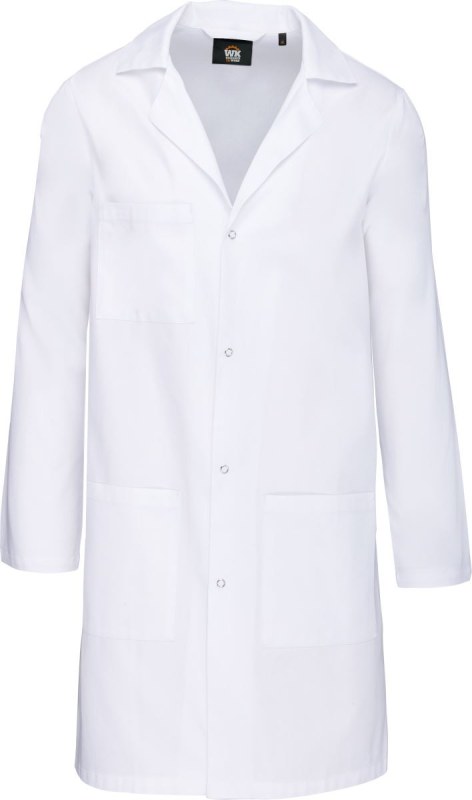Kariban WK 828 Unisex pracovní plášť 20.K828 white - Dámské oblečení kabáty