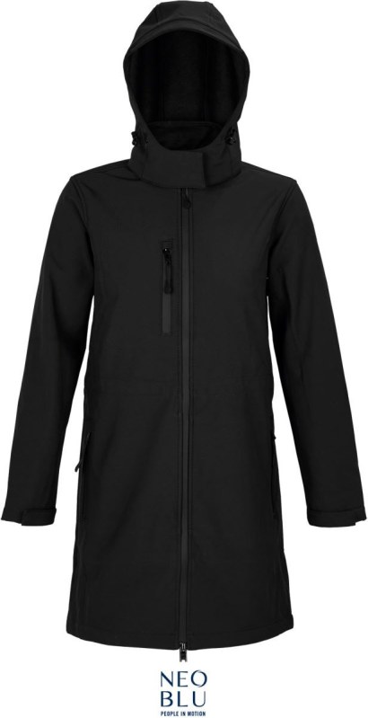 NEOBLU Achille Women Dámský 3-vrstvý softshellový kabát 24.3794 deep black - Dámské oblečení kabáty