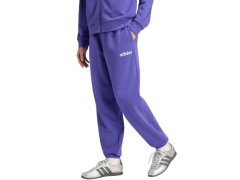 Dámské kalhoty adidas Essentials Linear French Terry Cuffed, fialové, KF8363
