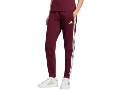 Dámské kalhoty adidas Essentials 3-Stripes Fleece Slim v&nbsp;barvě bordó KF8321