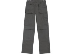 B&C Performance Pro Pracovní kalhoty s multi-kapsami 01.0C51 steel grey