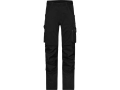 Daiber JN 1812 (62-64) Pracovní strečové kalhoty "Slim Line" 02.112X black/black