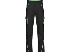 Daiber JN 847 (62) Pracovní kalhoty - Color 02.847X black/lime green