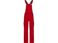 Daiber JN 848 (62) Pracovní kalhoty s&nbsp;laclem - Color 02.848X red/navy