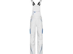 Daiber JN 848 (62) Pracovní kalhoty s&nbsp;laclem - Color 02.848X white/royal