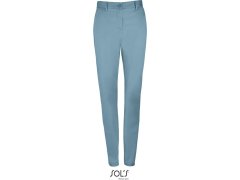 SOL´S Jared Women Dámské saténové elastické kalhoty 25.2918 creamy dark blue