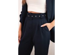 Elegantní souprava saka a&nbsp;kalhot námořnictvo