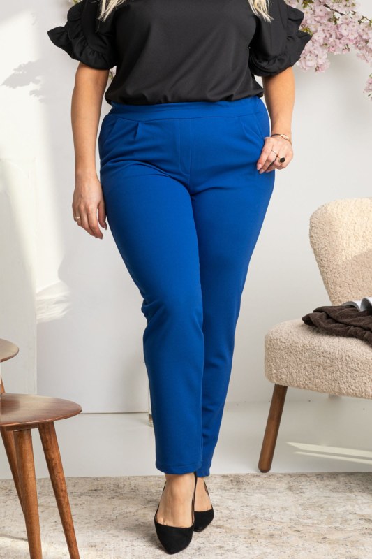 Dámské kalhoty Z726 kr. modrá - Karko - Dámské oblečení kalhoty