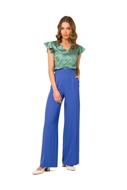 Dámské kalhoty S331 královská modř - Stylove - Dámské oblečení kalhoty