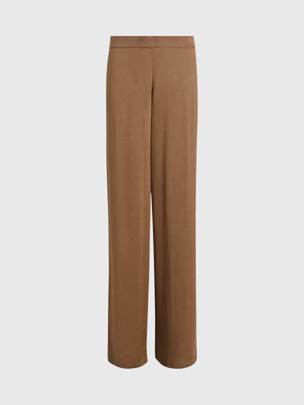 Dámské kalhoty 000QS6999E HMS béžové - Calvin Klein - Dámské oblečení kalhoty