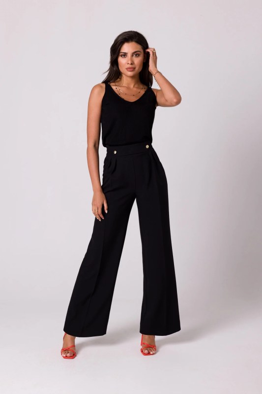 Dámské kalhoty B252 černé - BeWear - Dámské oblečení kalhoty