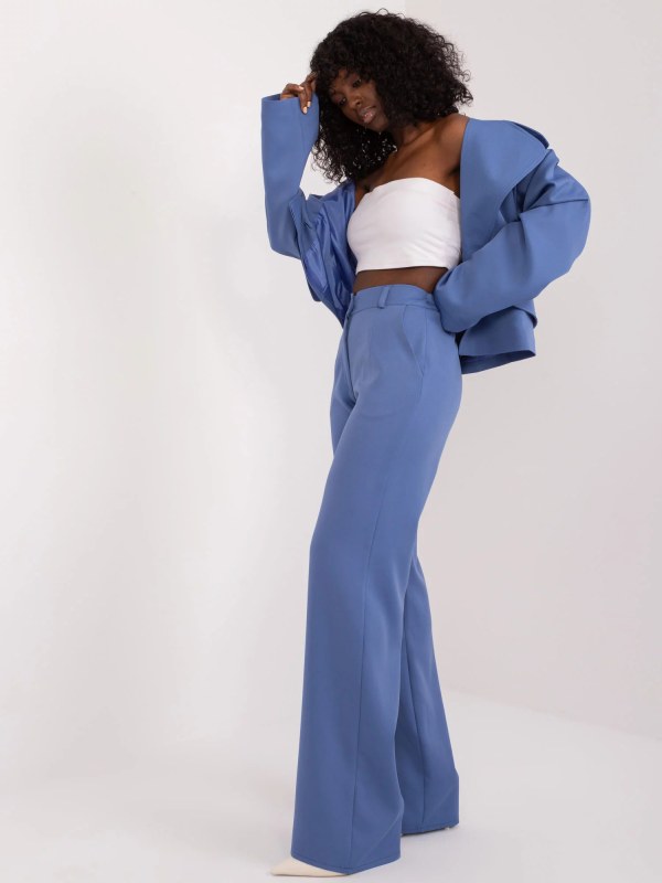 Dámské kalhoty LK SP 509579.22 Modrá jeans - Lakerta - Dámské oblečení kalhoty