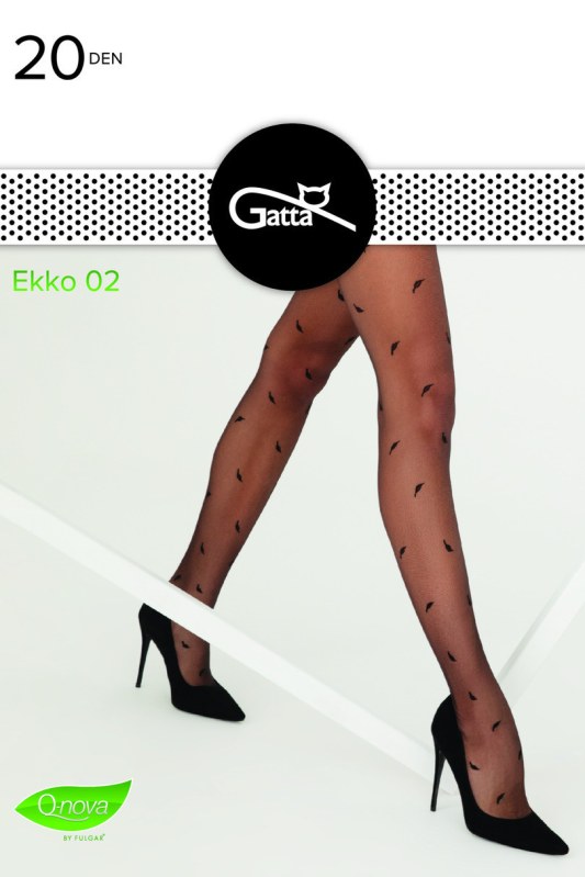 Dámské vzorované punčochové kalhoty EKKO-02 20 DEN - Dámské oblečení kalhoty